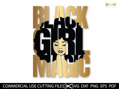 Black girl magoc svg